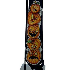 Halloween Collection Pumpkin Trick‎ Or Treat Holiday Silly Neck Tie One Size OS